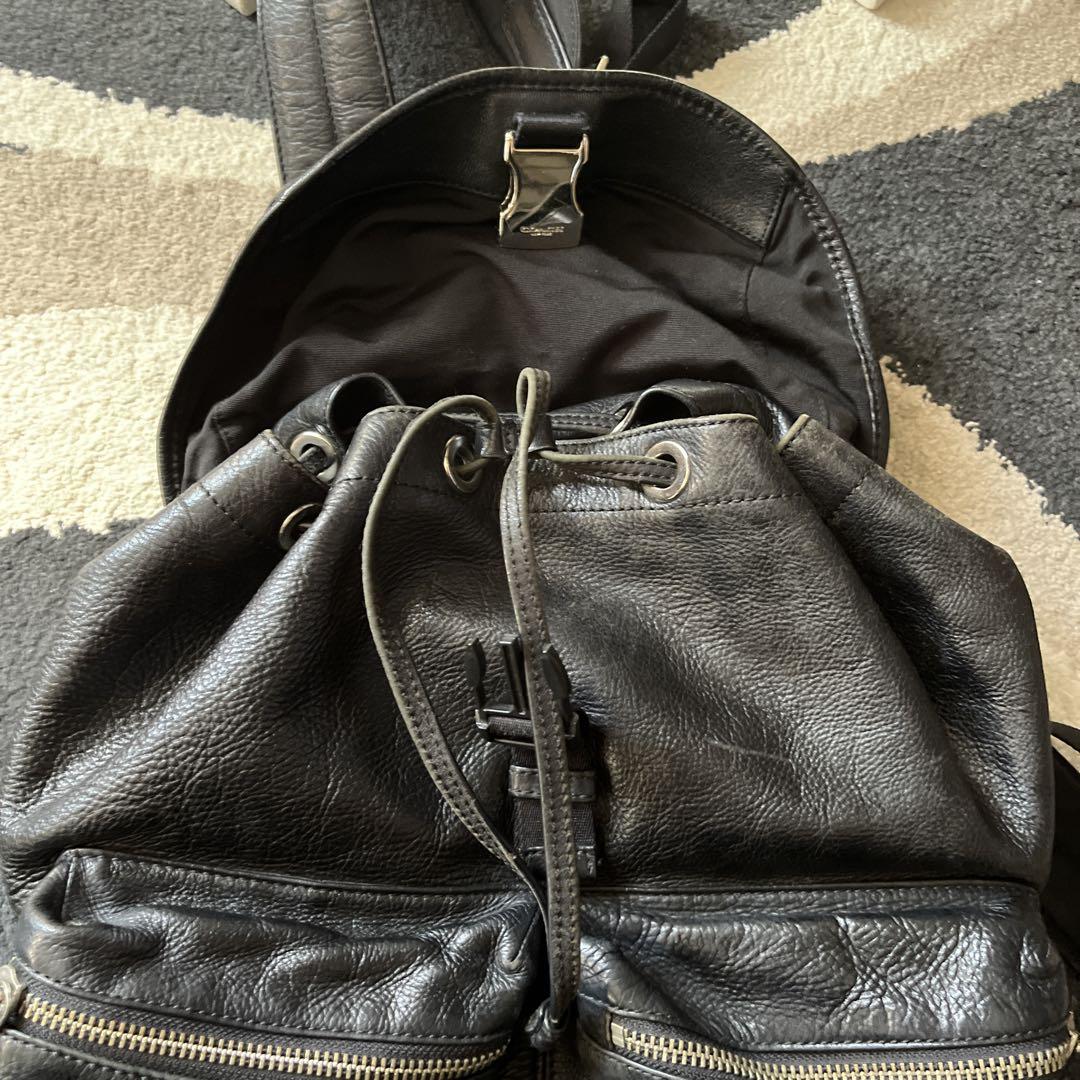 coach レザーリュック　backpack バックパック