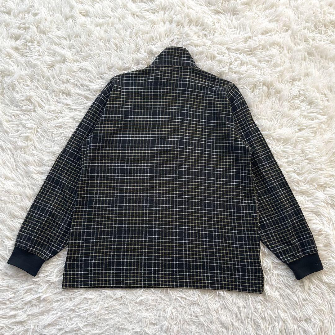 KENZO GOLF 刺繍 チェック 総柄 長袖 ポロシャツ 日本製 - メルカリ