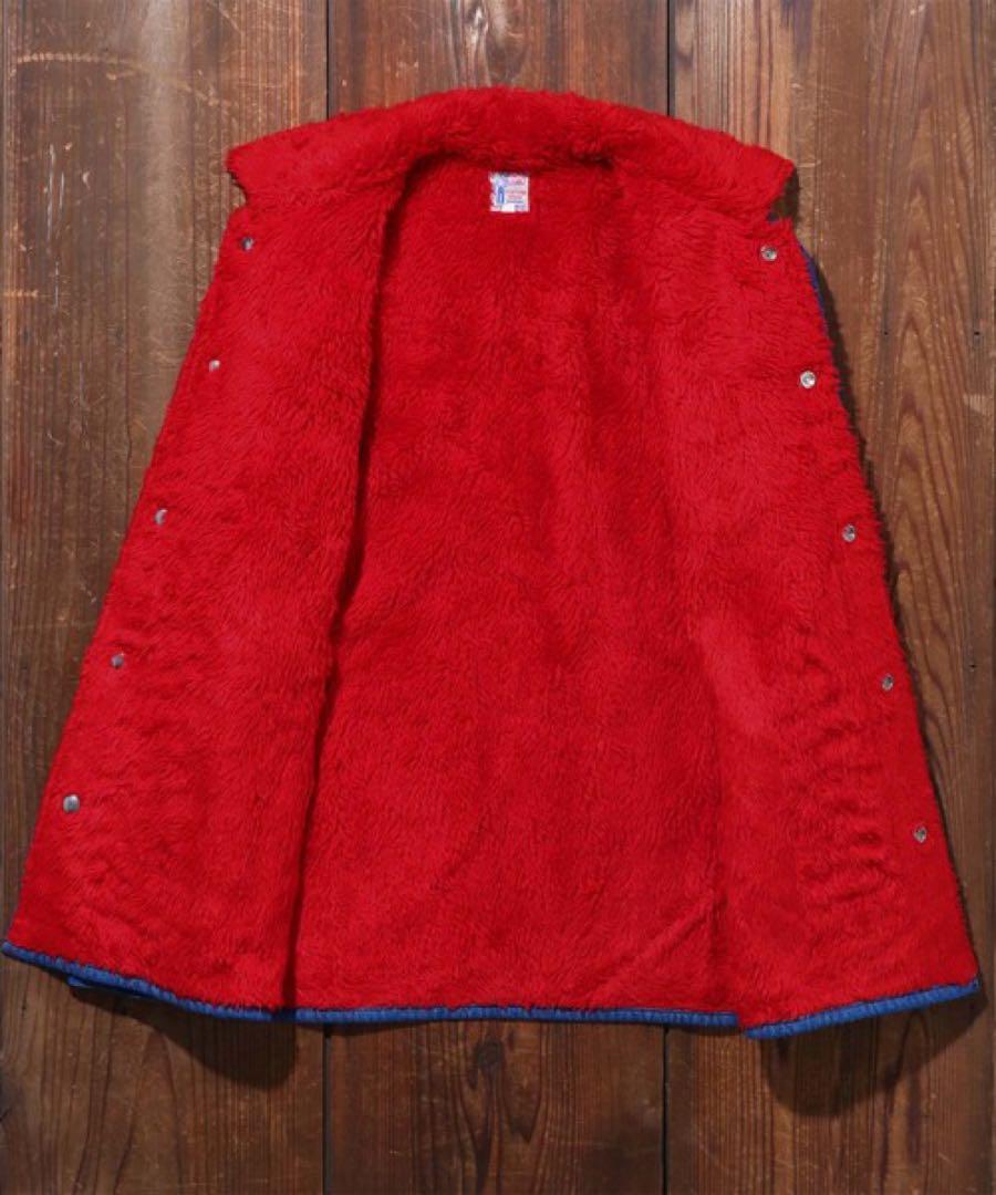 LEVIS VINTAGE CLOTHING LVC SHERPA CAR COAT RINSE LARGE NWT