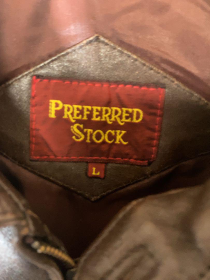 最新作 stockヴィンテージ preferred 90s レザー 古着 深水光太 A2 ジャケット・アウター