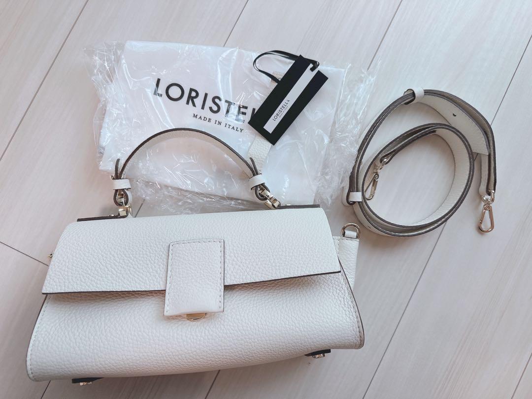 ホワイトLORIS TELLA  ロリステッラワンハンドルショルダー美品