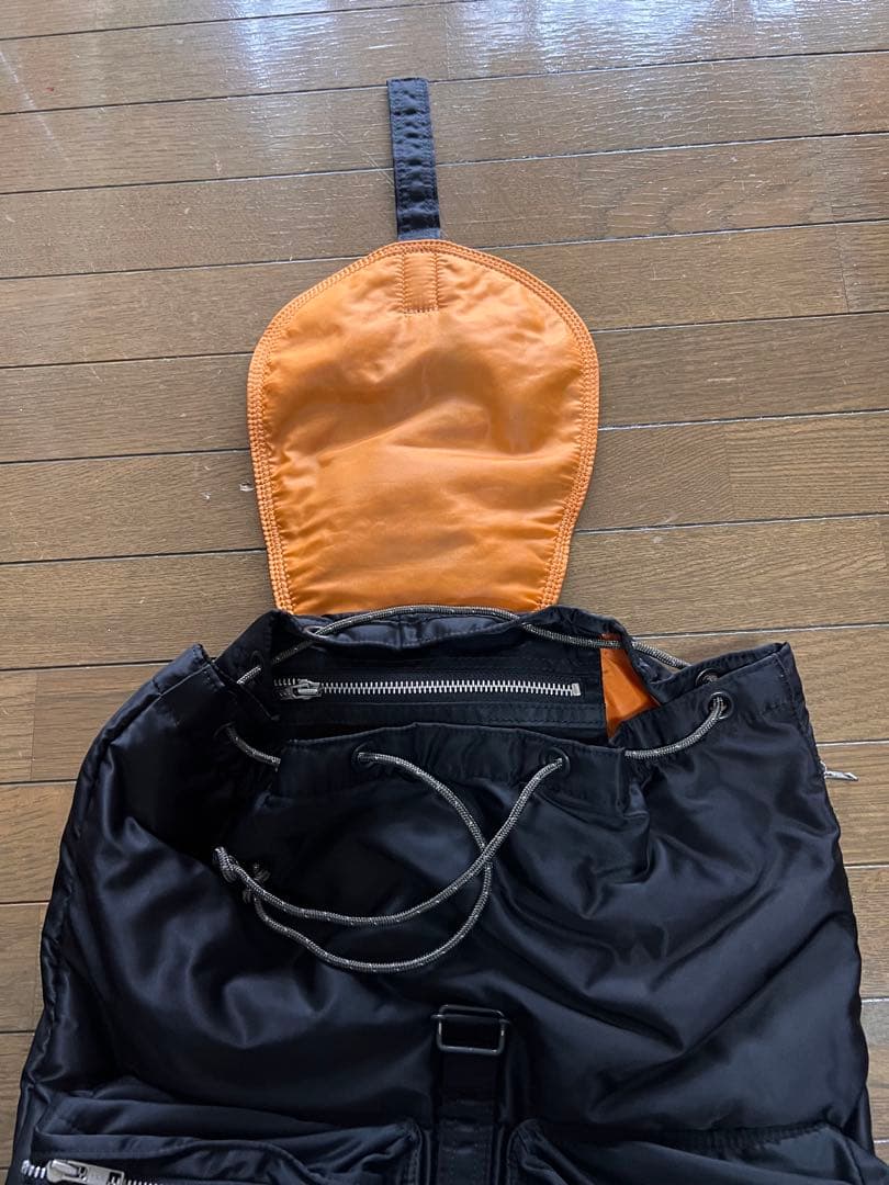【美品】PORTER 吉田カバン タンカーリュックサック ブラック 【美品】PORTER 吉田カバン タンカーリュックサック ブラック