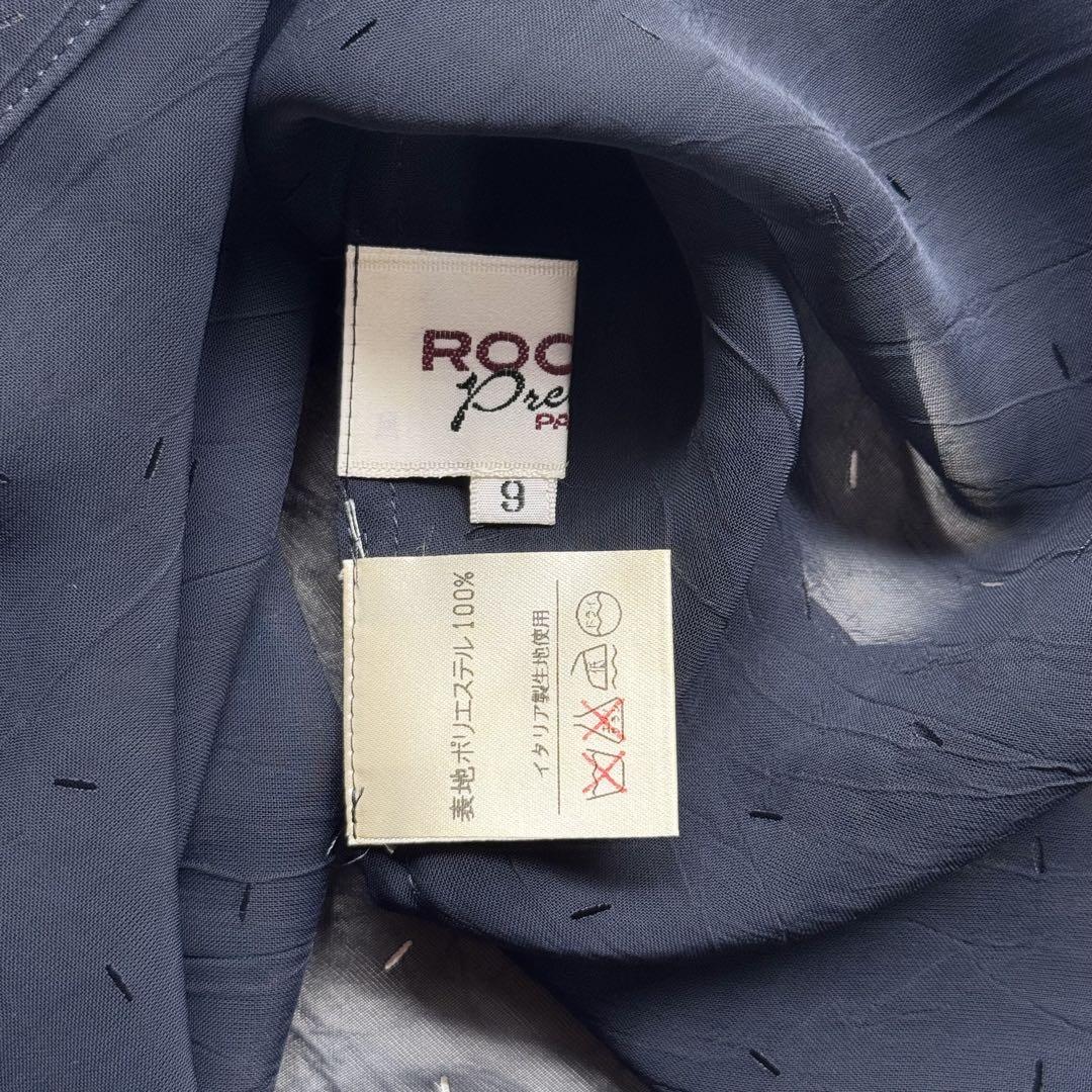 美品】ROCHAS シアーシャツ シースルー チュニック ロシャス