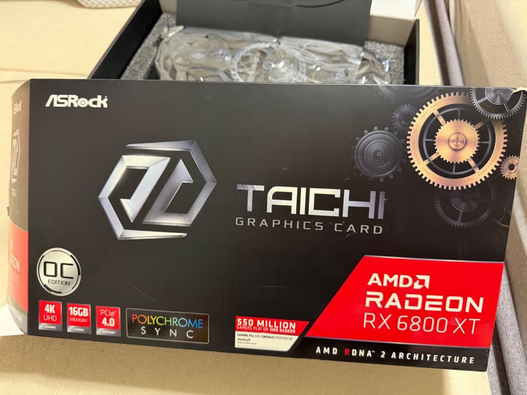 ASRock RX 6800 XT グラフィックカード ASRock RX 6800 XT グラフィックカード