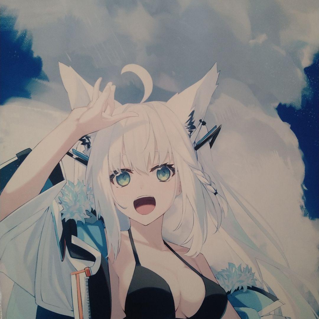 凪白みと　C104　white fox　タペストリー　白上フブキ