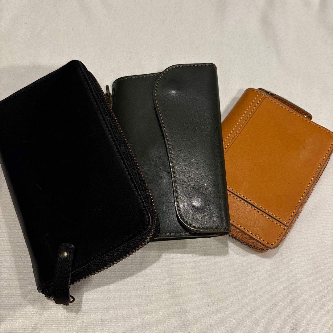 本革財布3点セット新品、♥
