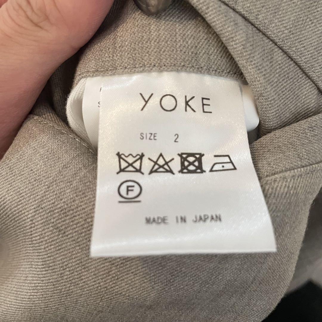 YOKE 3pleated Wide Leg Trousers サイズ2