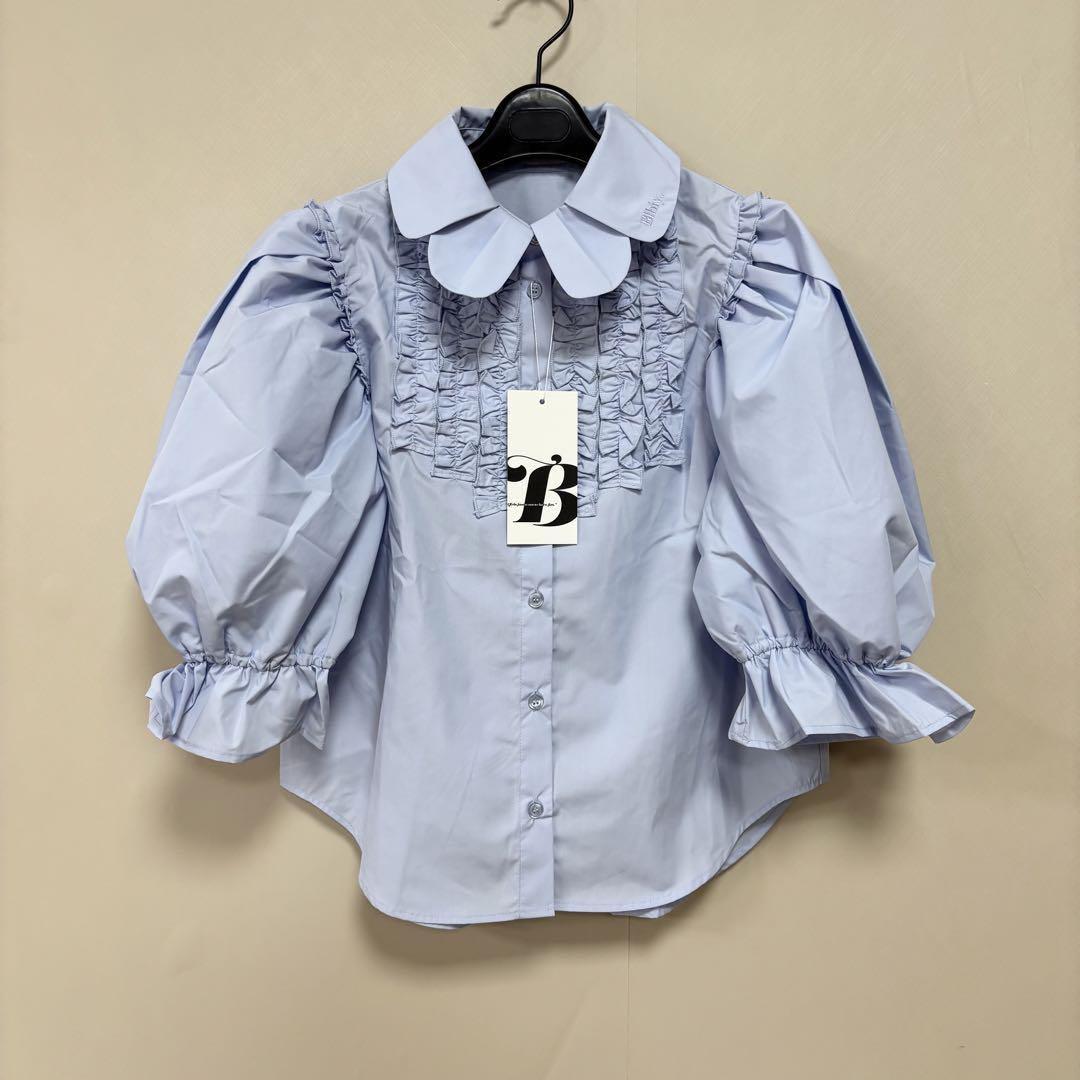 Bibiy CORA PUFF BLOUSE ブルー 新品未使用 - メルカリ