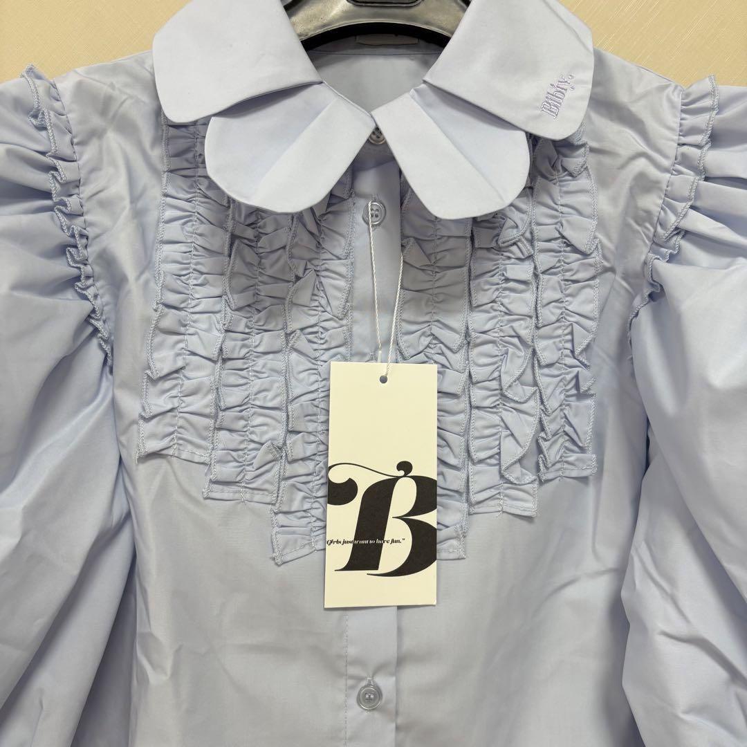 Bibiy CORA PUFF BLOUSE ブルー 新品未使用 BIBIY. MADE |CORA PUFF BLOUSE BLUE｜Bibiy.