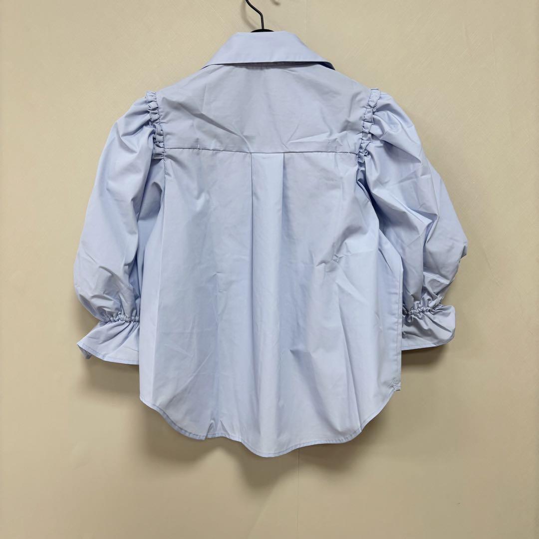 Bibiy CORA PUFF BLOUSE ブルー 新品未使用 BIBIY. MADE |CORA PUFF BLOUSE BLUE｜Bibiy.