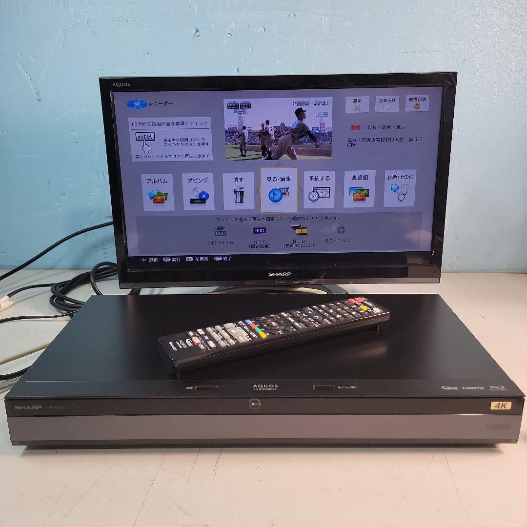 SHARP AQUOS 4B-C40BT3 4Kブルーレイレコーダー 4TB