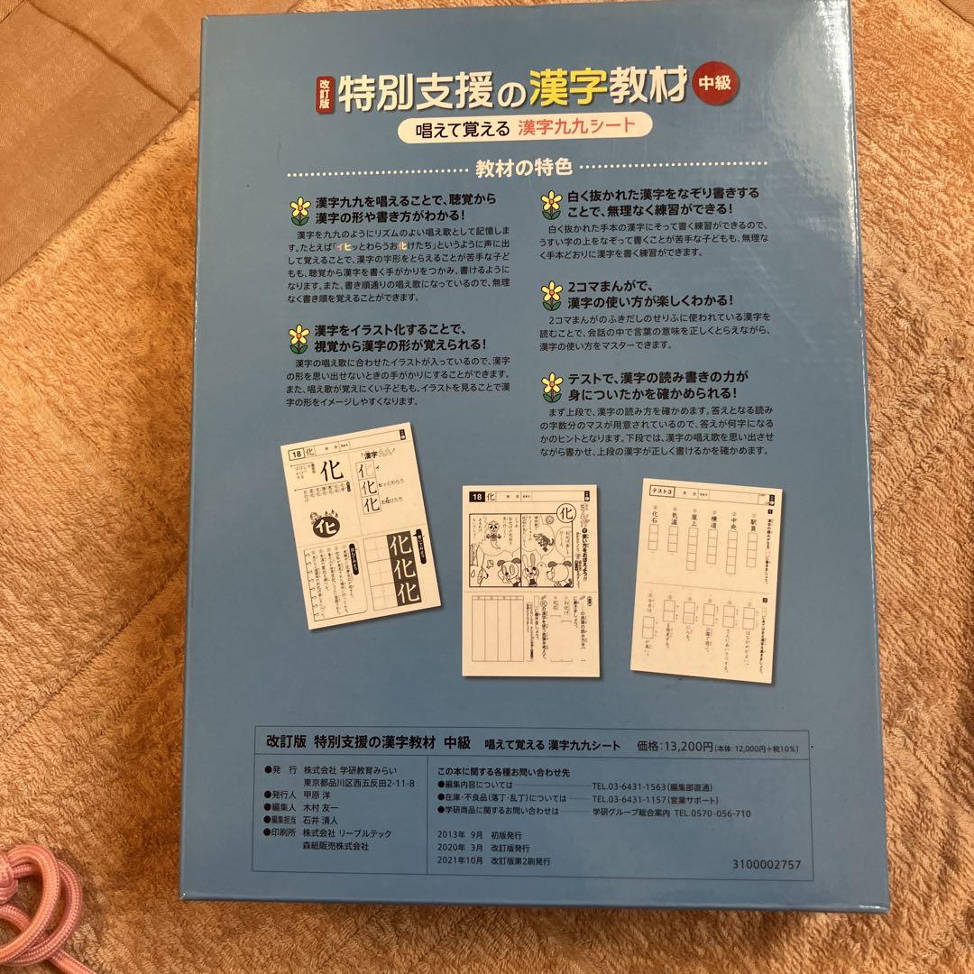 改訂版特別支援の漢字教材（中級）
