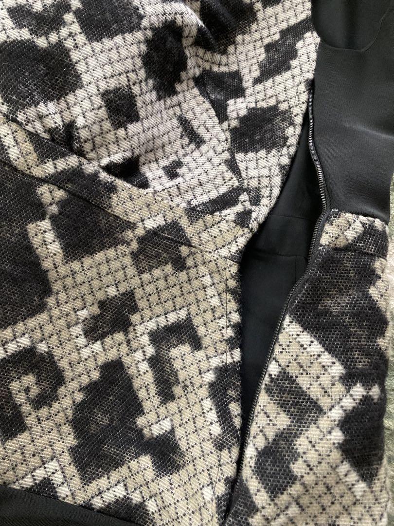 【未使用品】BALENCIAGA パイソン柄 切替 ノースリーブドレスワンピース