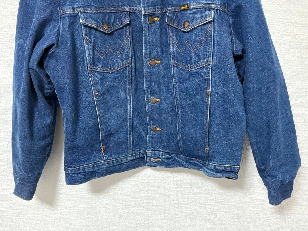 wrangler 90s デニムジャケット 短丈 裏起毛M Wrangler RODOVICO_COM_BR
