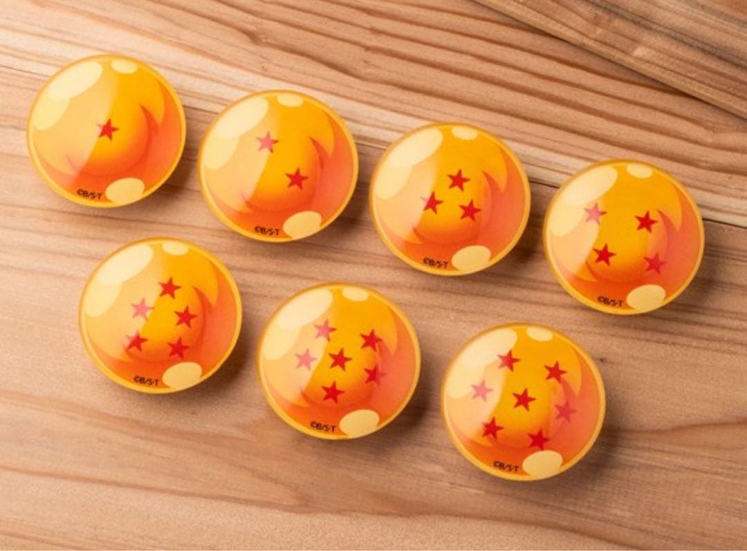 ドラゴンボール ストア ガラスマグネット 全7種コンプ 一星球 四星球