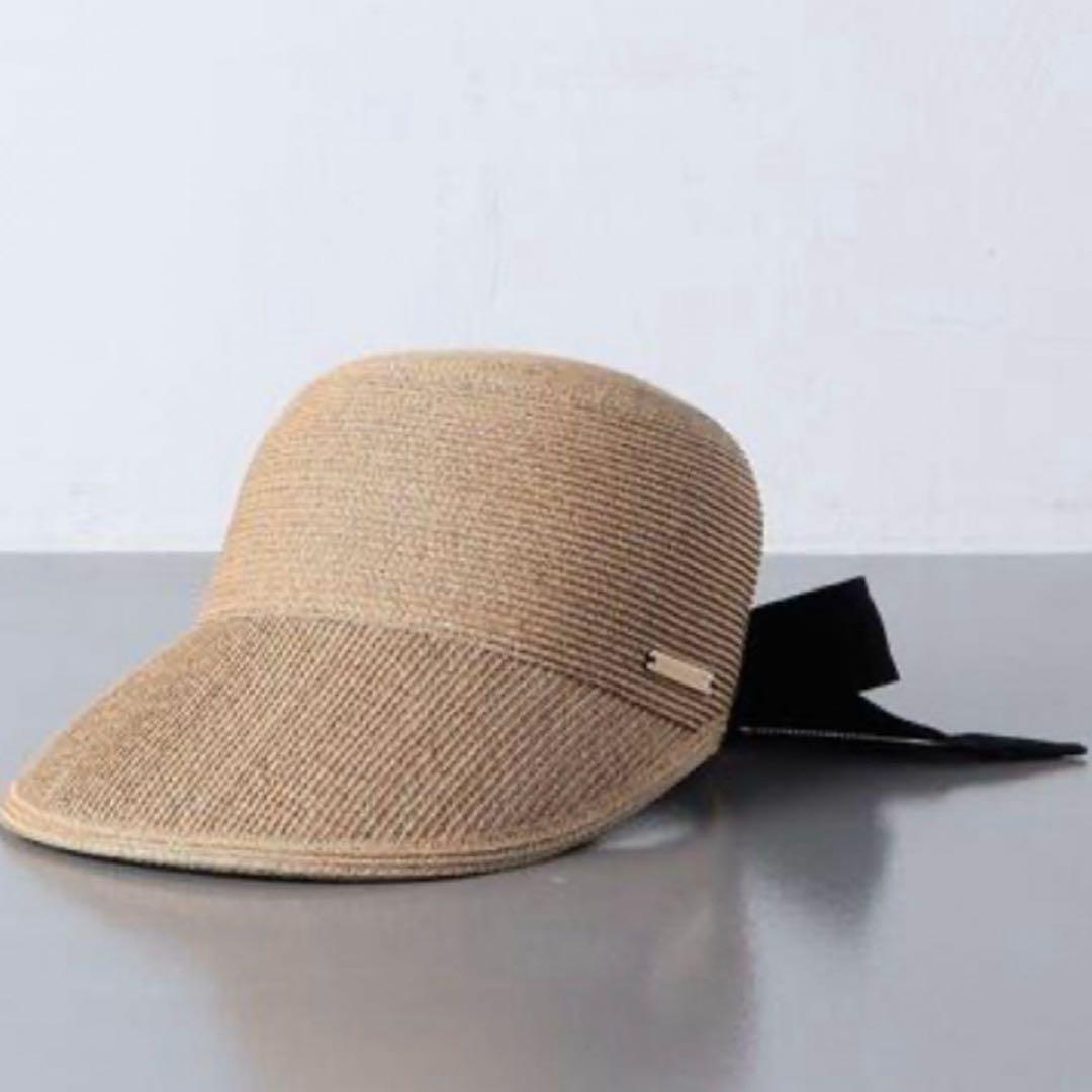 Athena New York ベージュ 麦わら帽子