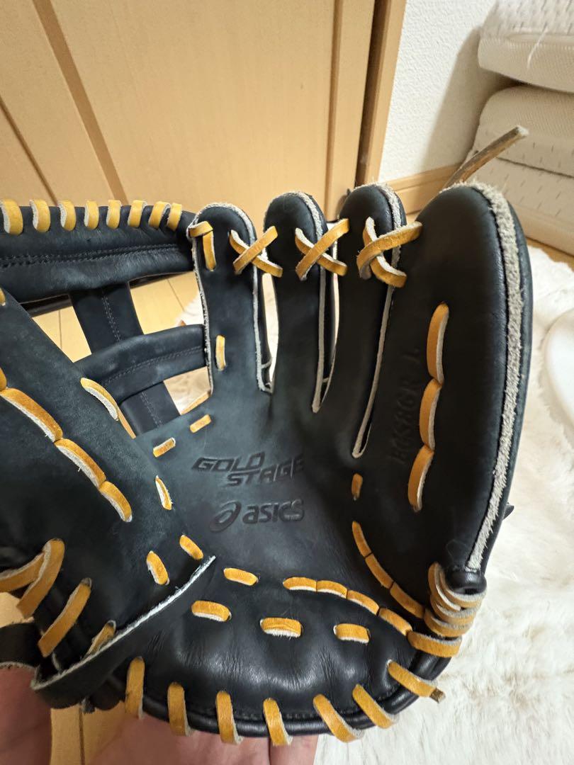 アシックスゴールドステージ内野用グローブ