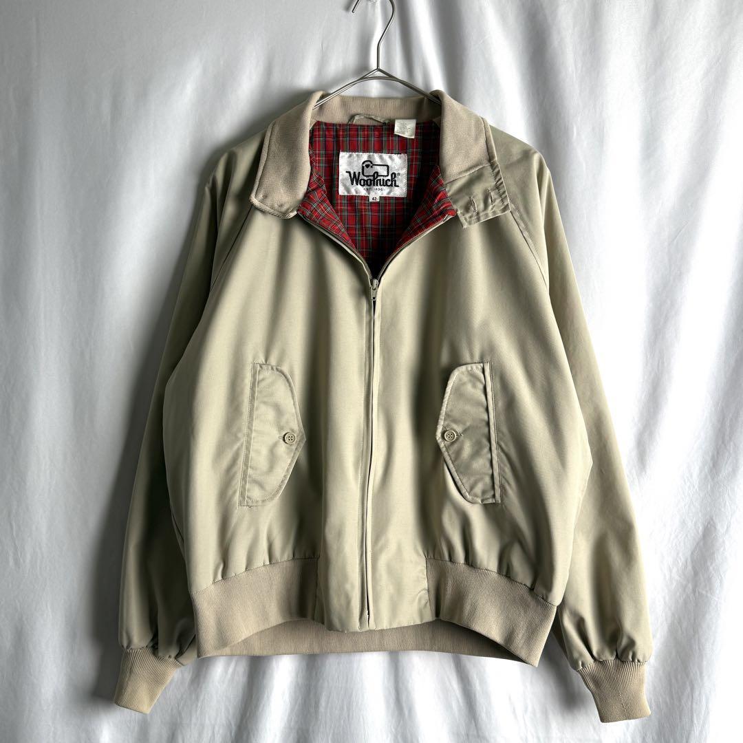 80s Woolrich スイングトップ ジャケット 42 タン ベージュ