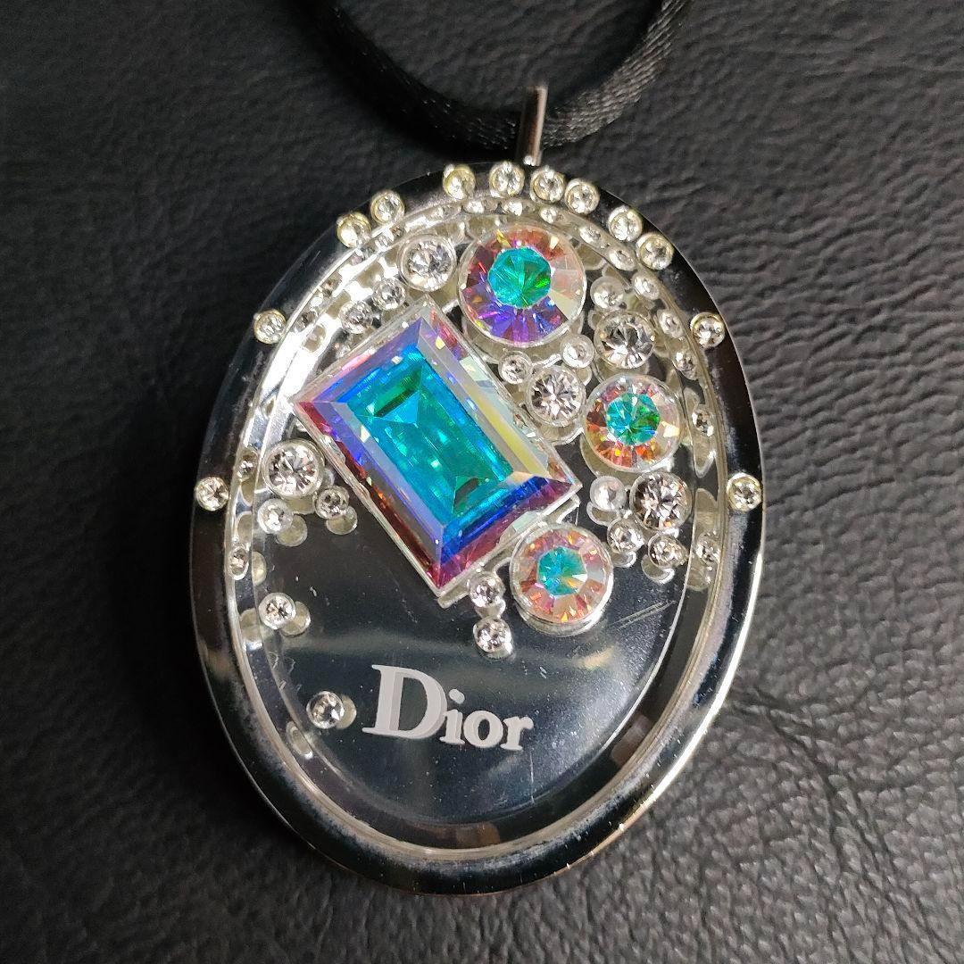 希少 限定品【美品】Diorディオール　ネックレス　リップグロス　スワロフスキー