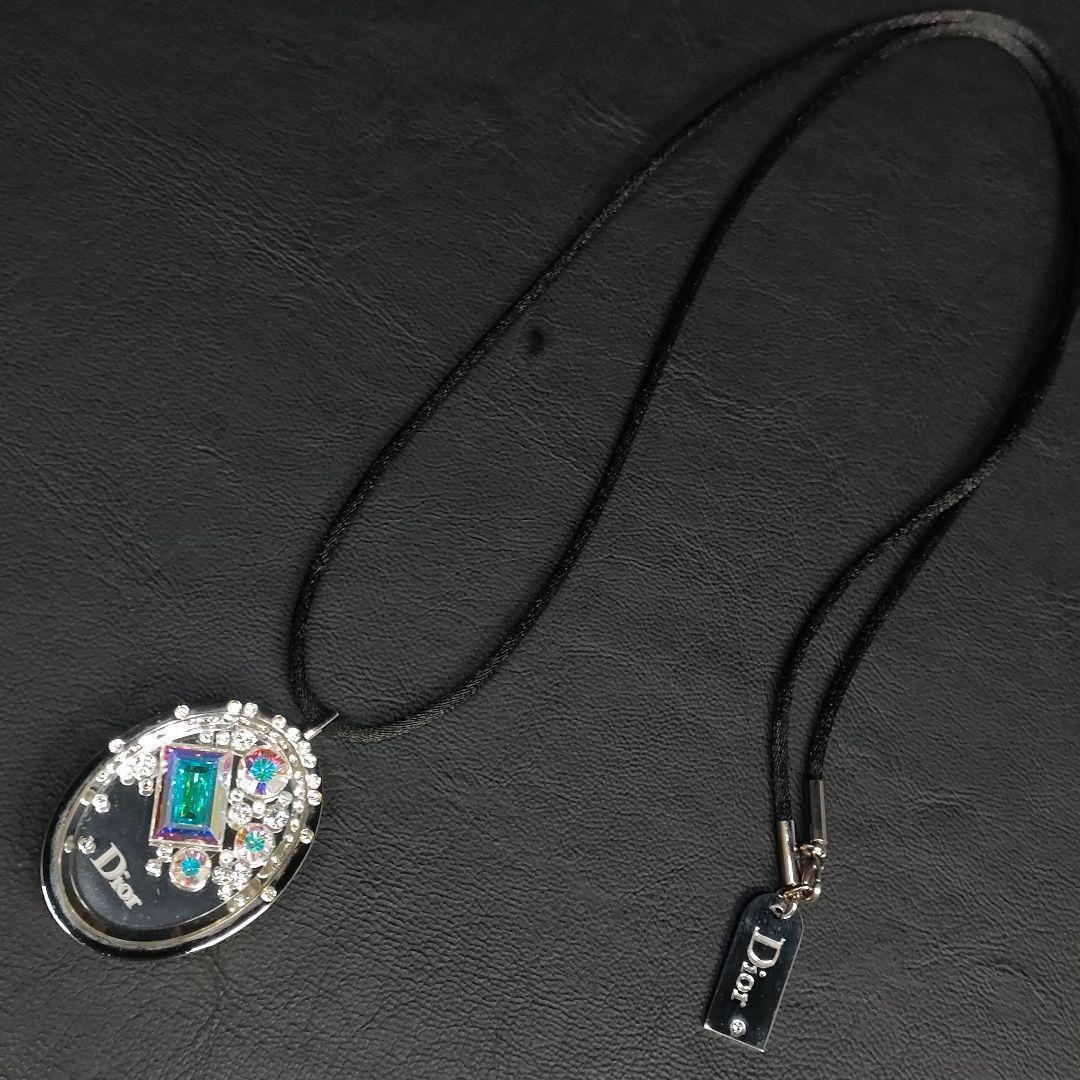 希少 限定品【美品】Diorディオール　ネックレス　リップグロス　スワロフスキー