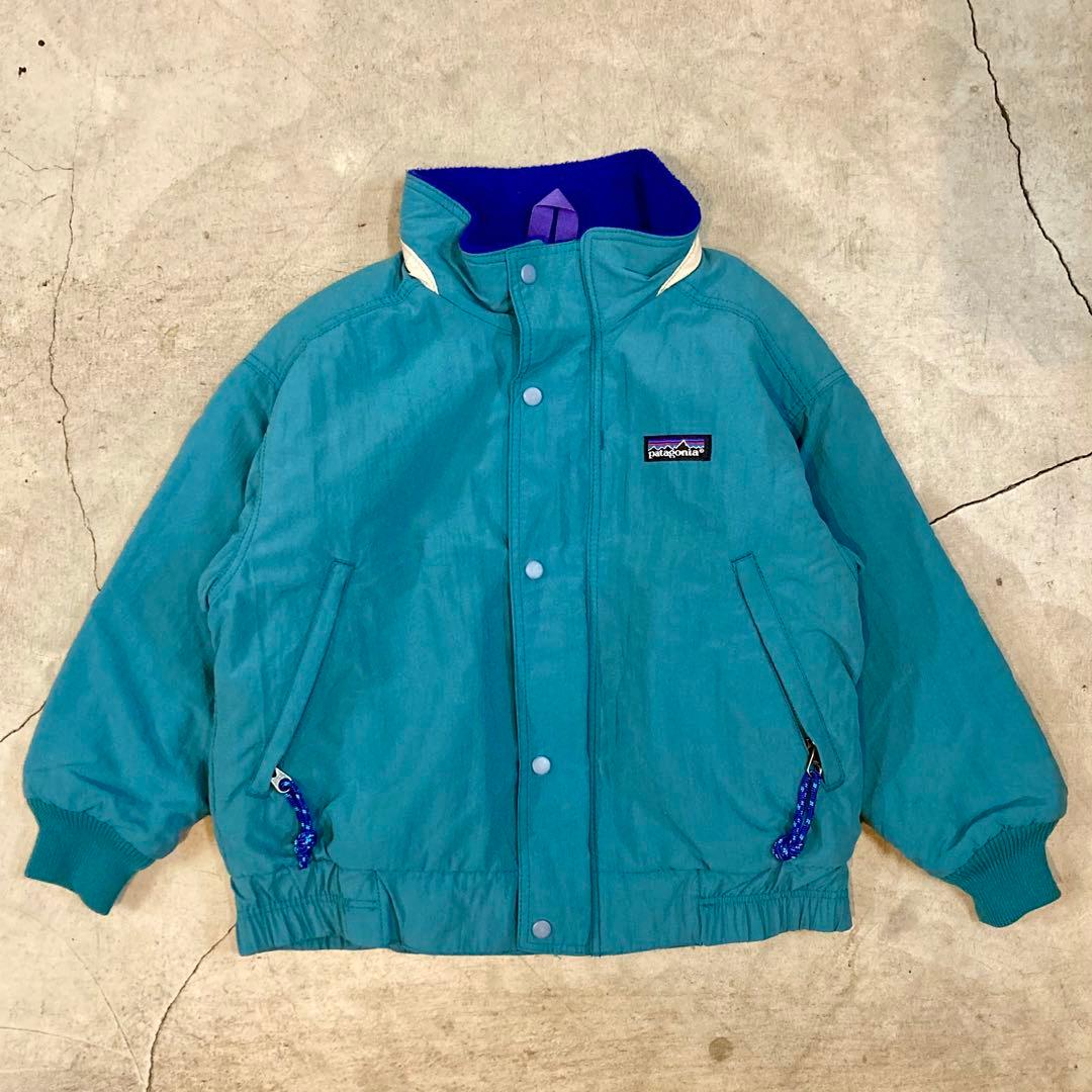 90 s パタゴニア キッズ 子供用 5 ブルゾン ビンテージ110cm patagonia