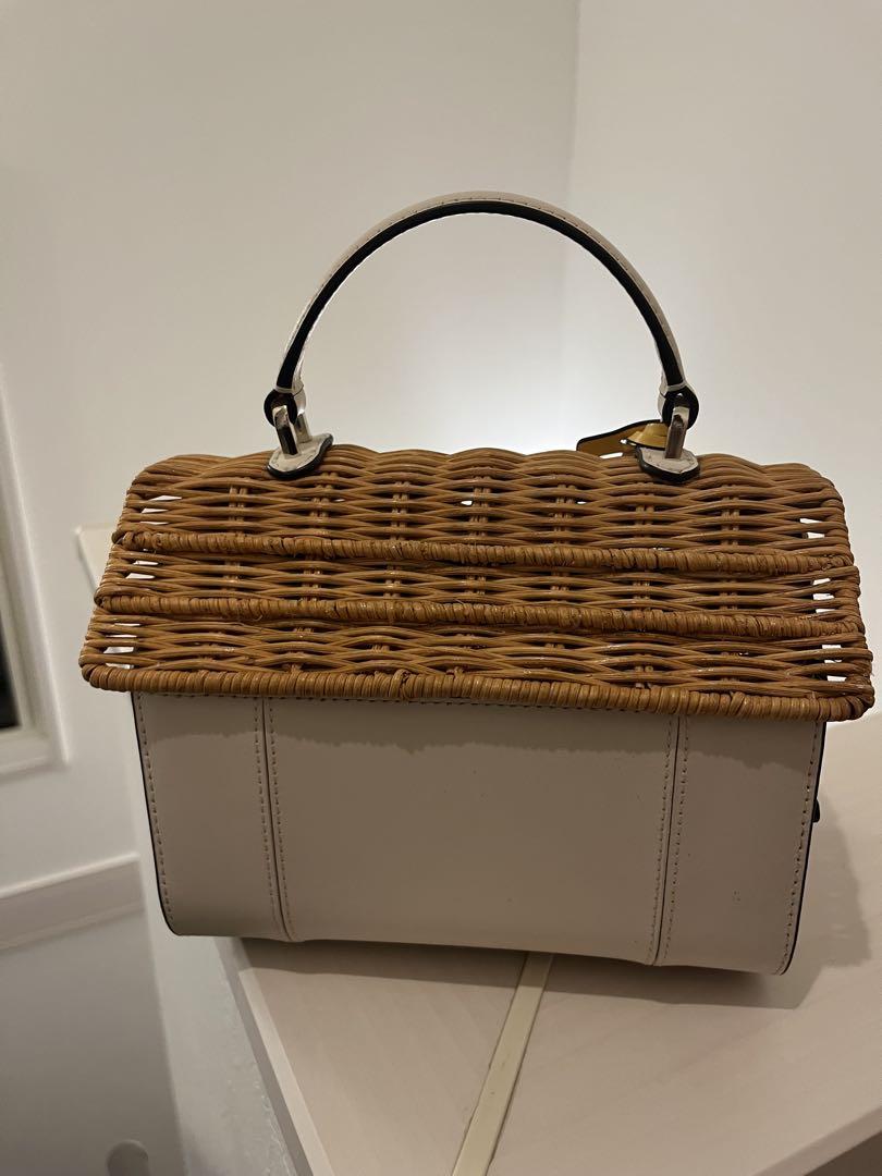 kate spade バード 鳥 パンジー かごバッグ ショルダーバッグ