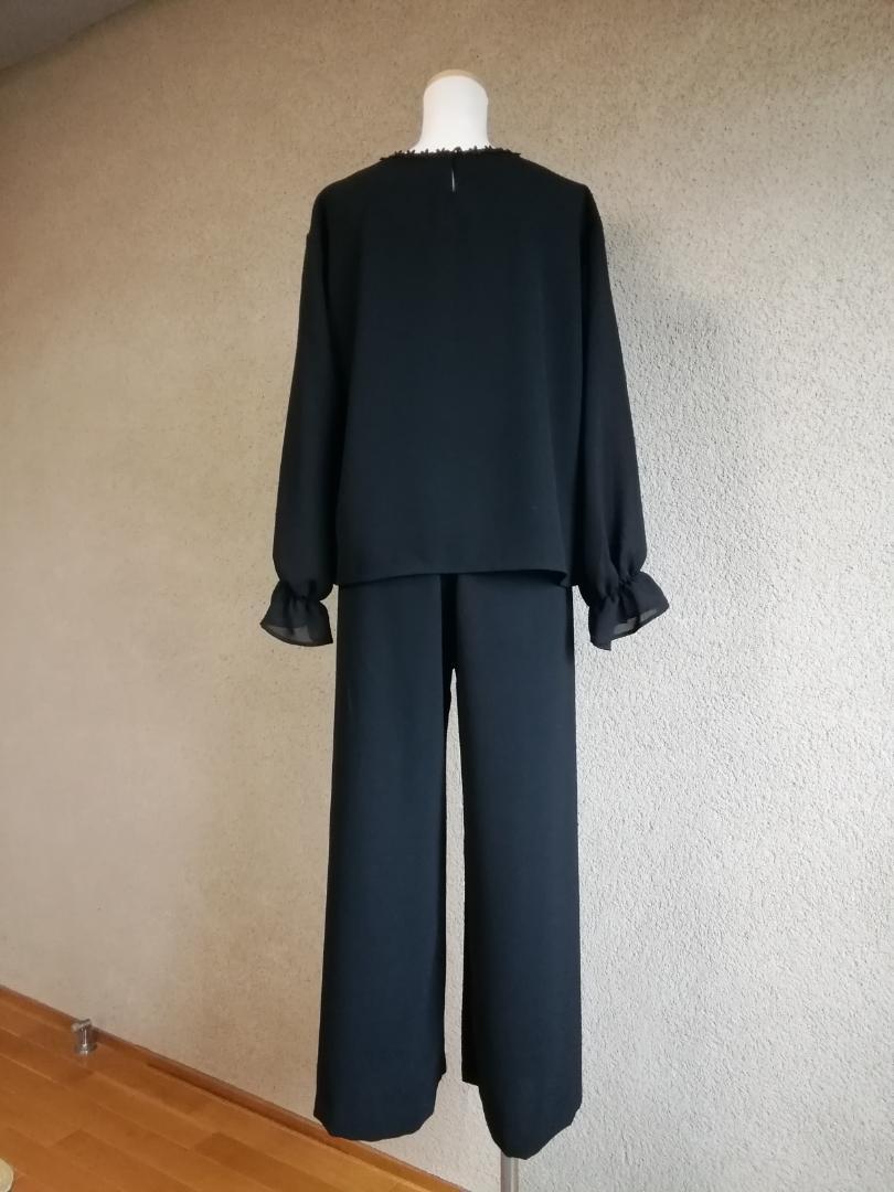 喪服 日本製 楽ちんパンツのスーツ　【S~3L】 126701-20