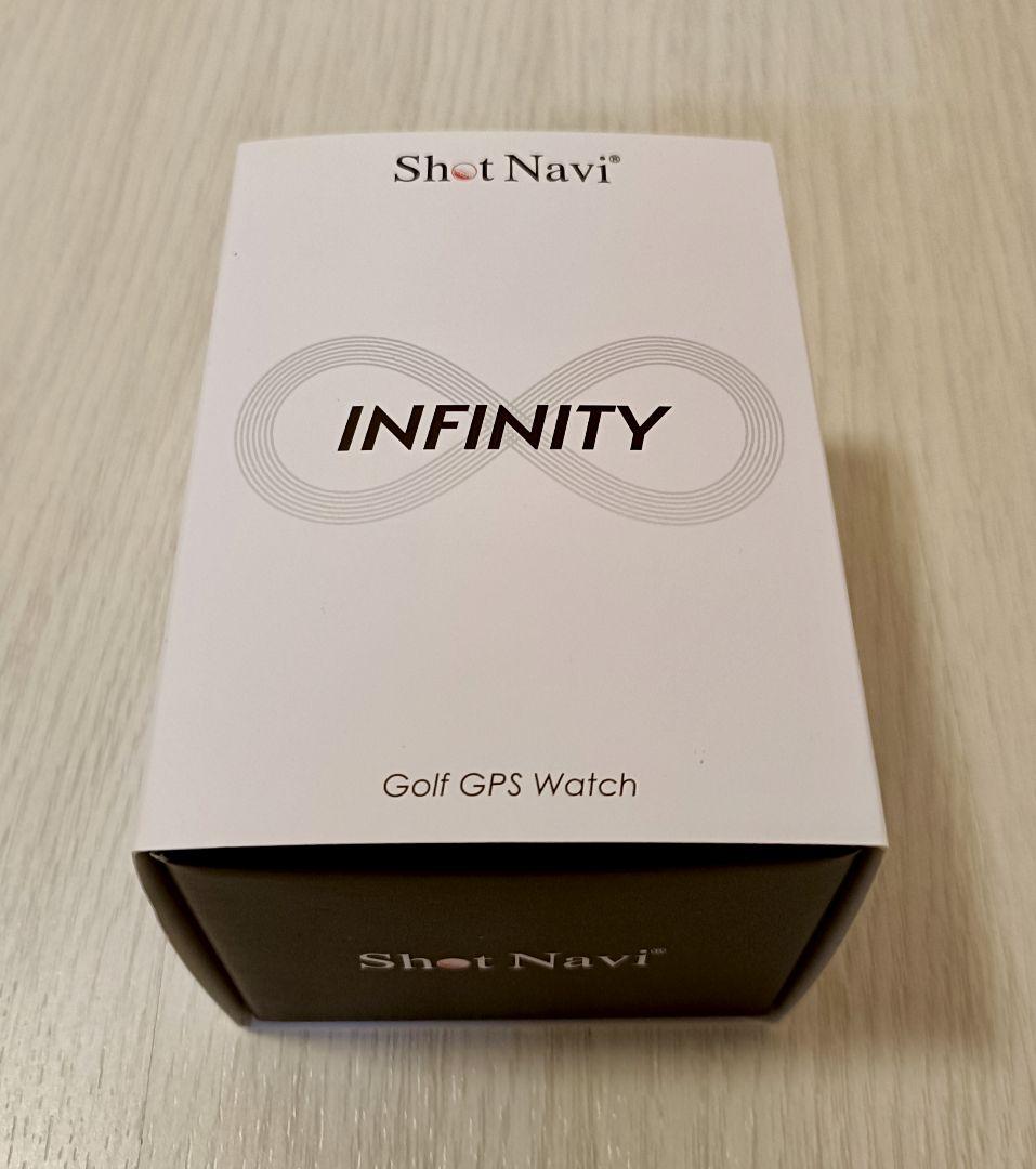 【美品】ShotNavi INFINITY M10 GPSゴルフウォッチ 白色 ShotNavi INFINITY Touch [インフィニティ タッチ] /ショット