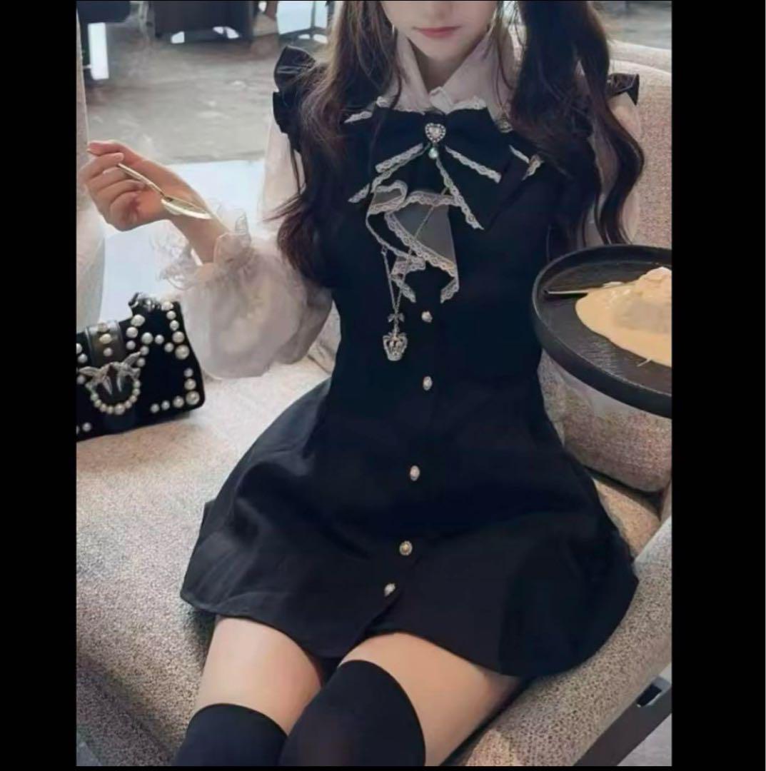 ロリータ ゴスロリ セットアップ ワンピース ♡