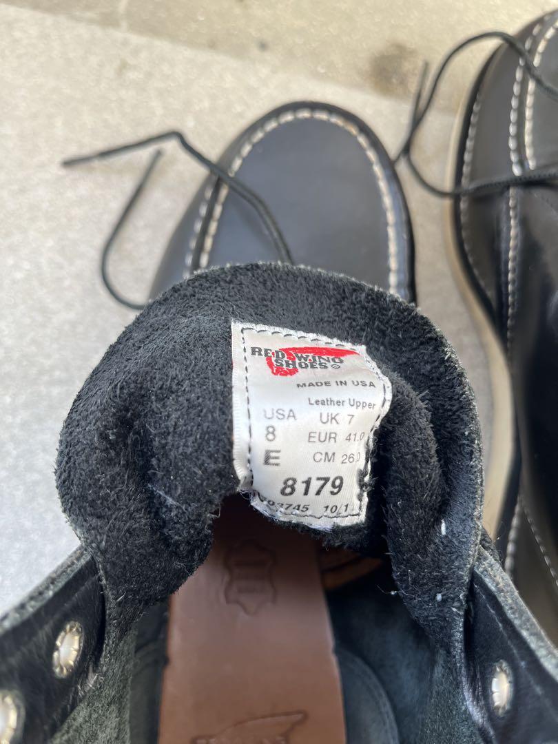 Red Wing レッドウィング ブラック8179ブーツ　 26.5センチ