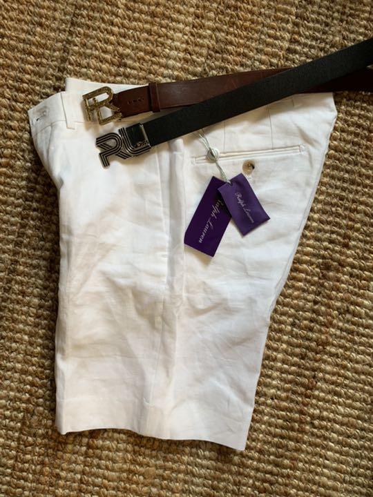 新品未使用タグ付き 最高級 ラルフローレン パープルレーベル ショートパンツ