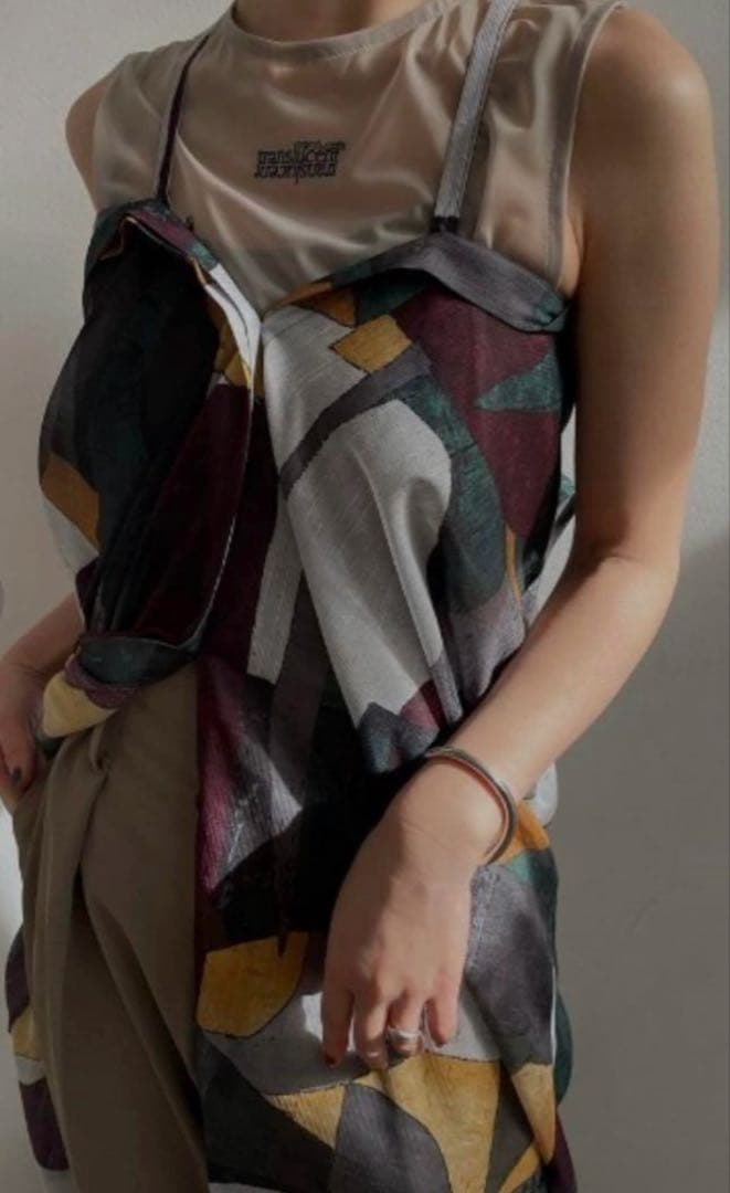 AMERI MEDI MURAL TRANSFORM DRESS ワンピース