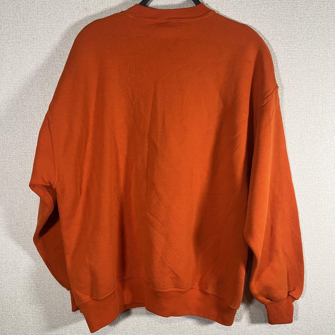 80s Russell XL スウェット オレンジ
