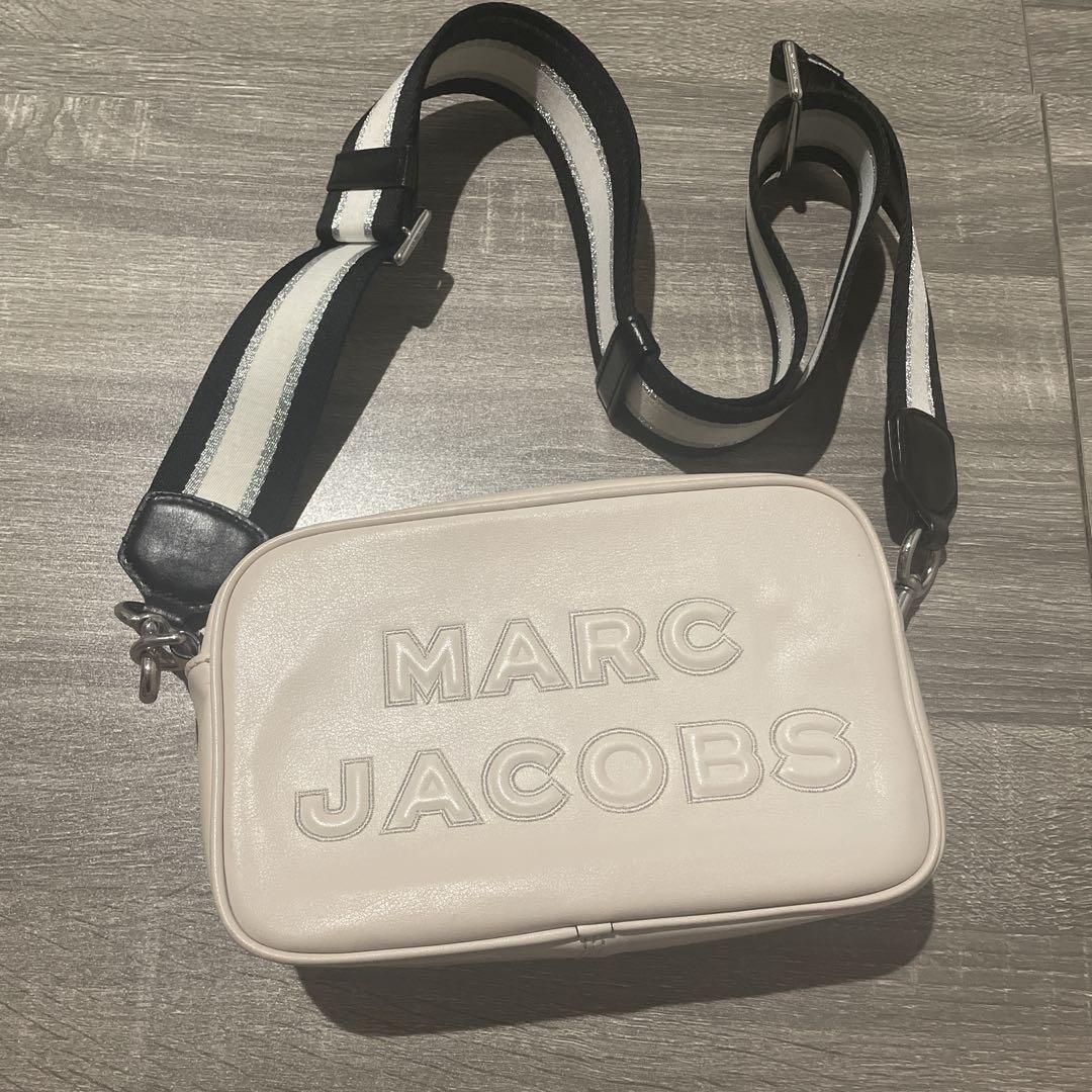 MARC JACOBS ホワイトショルダーバッグ 4点セットストラップ付き