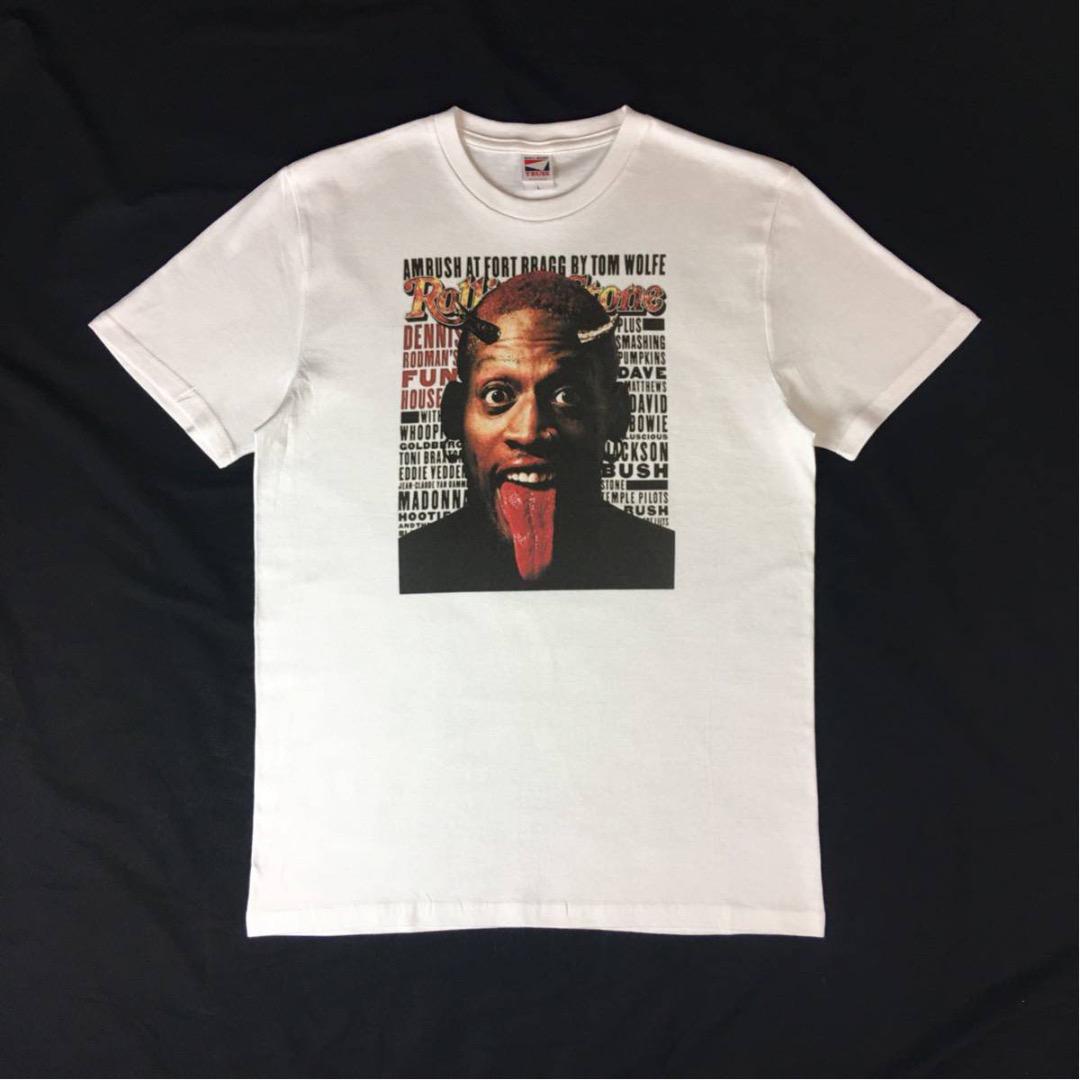 デニス ロッドマン】新品 NBA ブルズ ローリングストーン表紙 Tシャツ - メルカリ デニス ロッドマン】新品 NBA ブルズ ローリングストーン表紙 Tシャツ - メルカリ
