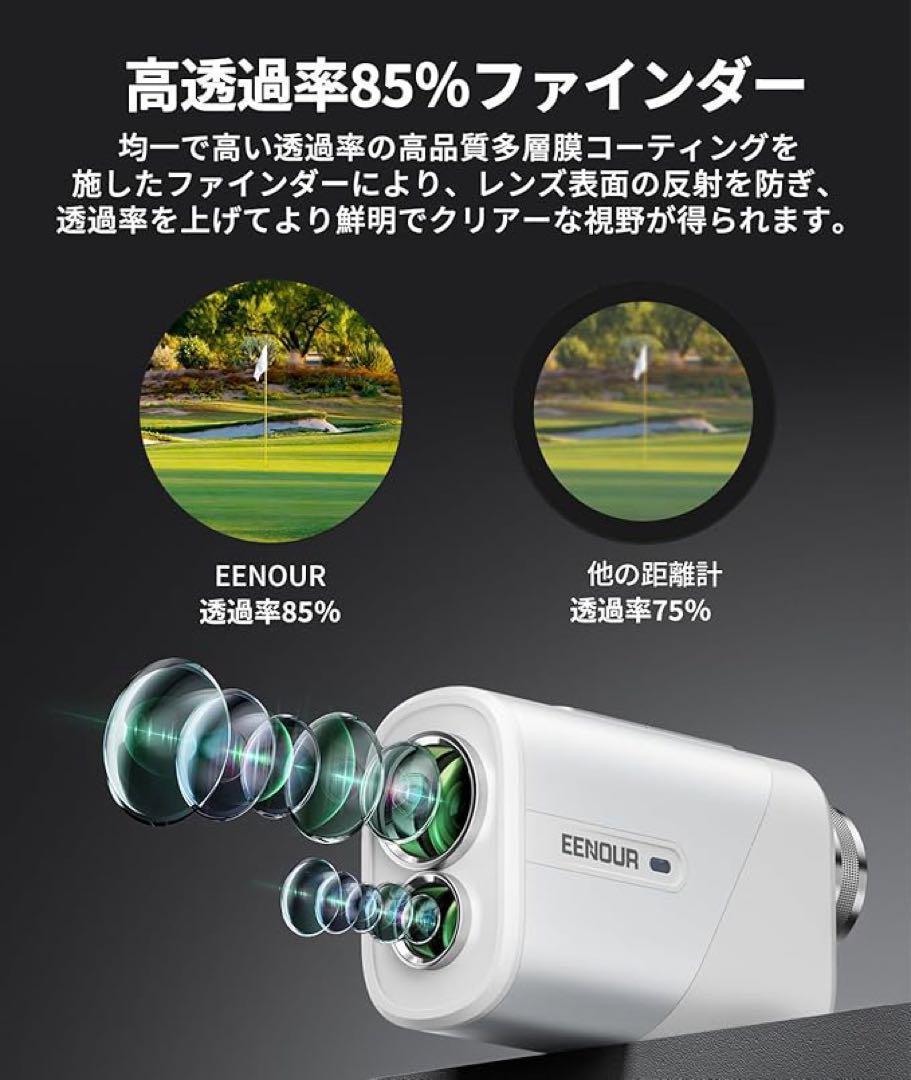 ゴルフ　レーザー距離計　EENOUR Ultra-mini 今平周吾