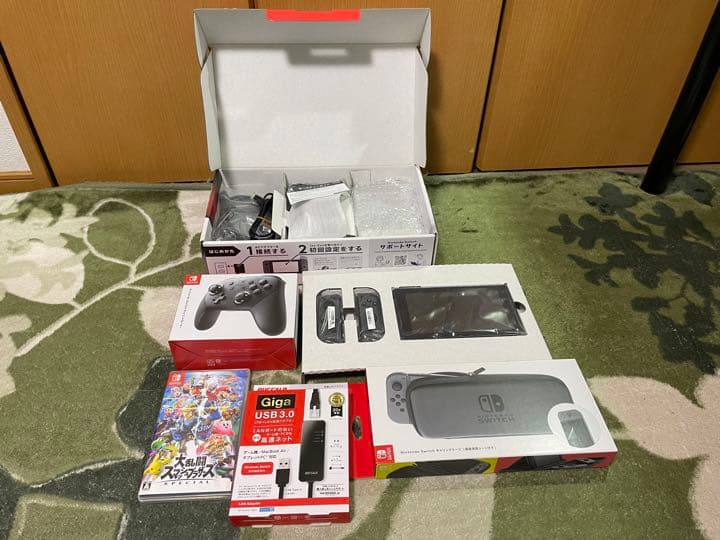 Nintendo Switch グレー + 大乱闘スマッシュブラザーズSPセット ニンテンドースイッチ 【UOI2234353540】(17480円)