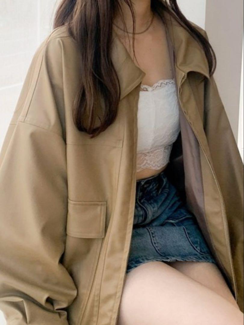 Heather フェイクレザーBIGブルゾン BIGブルゾン 977312（ブルゾン）｜Heather（ヘザー）の