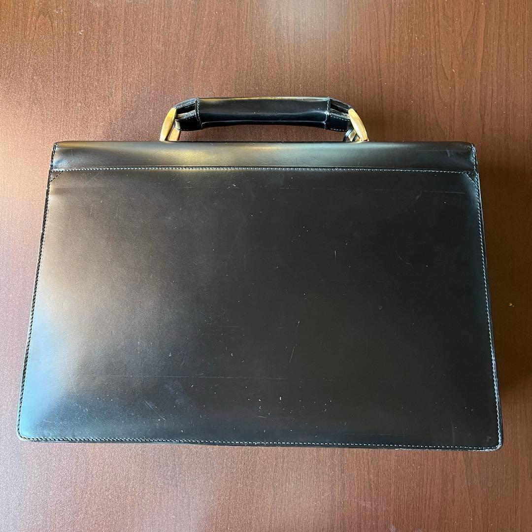 dunhill ダンヒル ビジネスバッグ レザー 黒 革 dunhill ダンヒル ビジネスバッグ レザー 黒 革