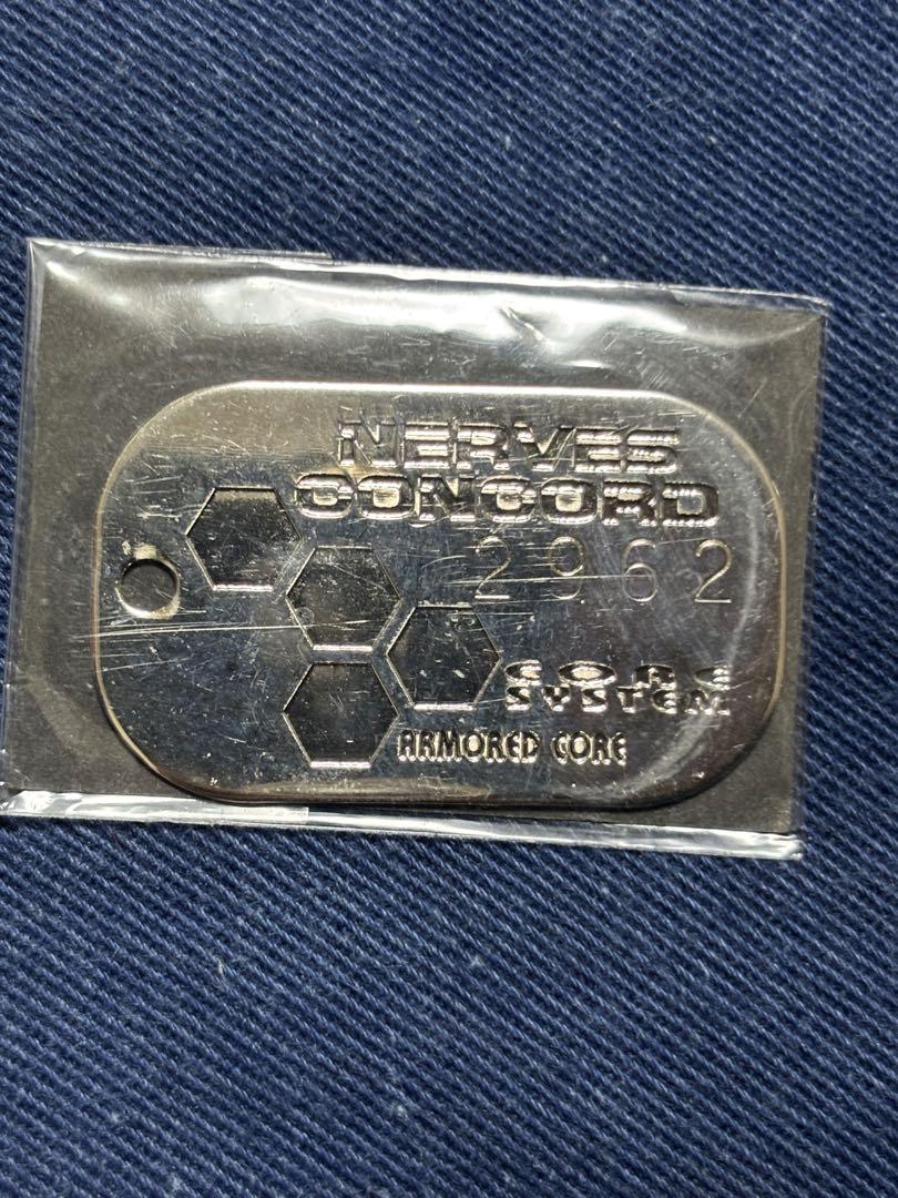 【当時物（非売品）】アーマードコア2 ドッグタグ　「2962」