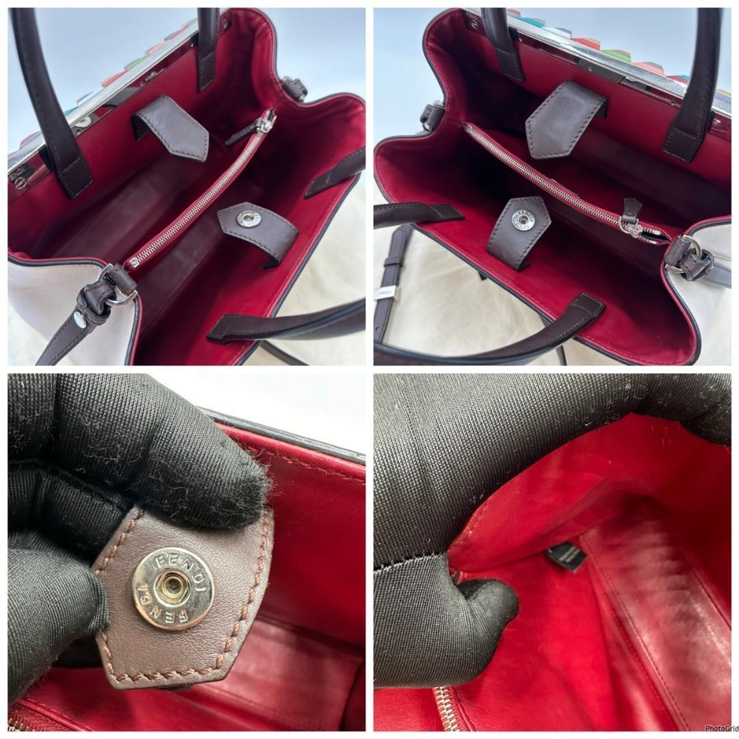 FENDI フェンディハンドバッグプチトゥジュールストラップ付き0930