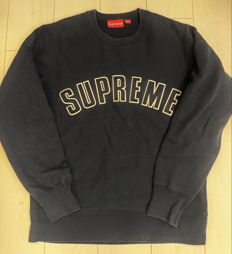 Supreme スプリット アーチロゴ クルーネック スウェット トレーナー　M Supreme シュプリーム スウェット サイズ:M スプリット