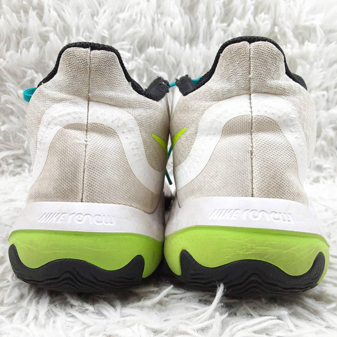 美品◎NIKE ナイキ Renew Elevate リニューエレベート 白 水色
