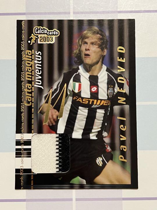 2003CALCIO CARDS JUVENTUS NEDVED ジャージカード