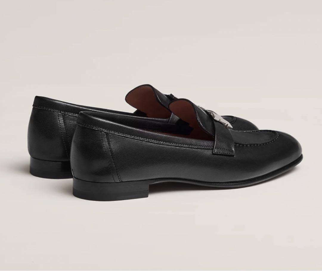 美品 HERMES エルメス モカシン パリ ローファー 36.5