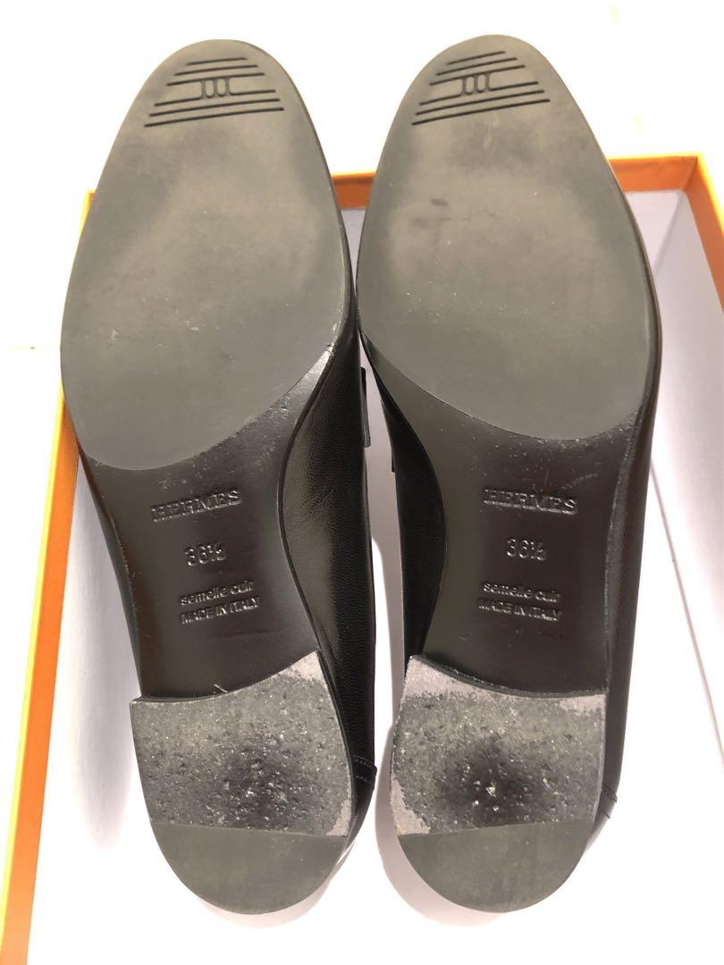 美品 HERMES エルメス モカシン パリ ローファー 36.5