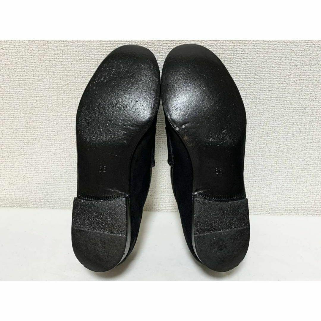 美品 グッチ 0255 ホースビット スエード ローファー ドレス
