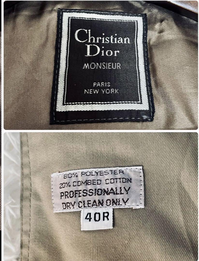 Christian Dior トレンチコート ロングコート ベージュ 40R