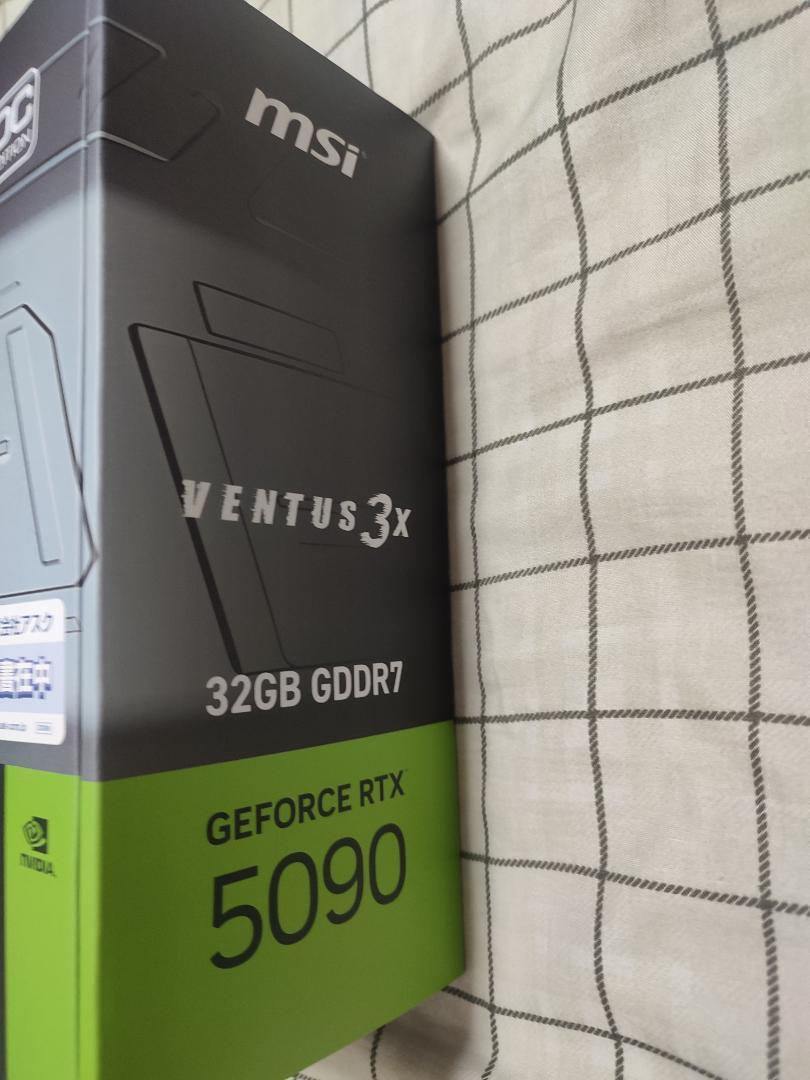 グラフィックボード・グラボ・ビデオカード MSI GeForce RTX 5090 32G VENTUS 3X OC