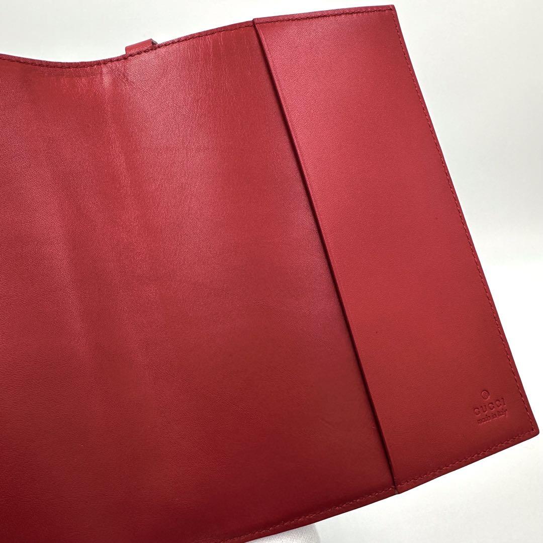 希少 GUCCI グッチ ブックカバー GGキャンバス GG柄 総柄 レザー